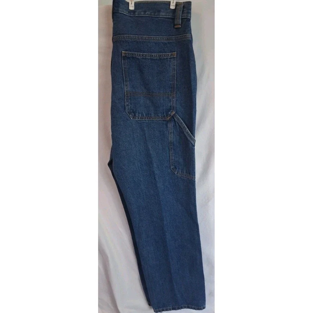 Men's Carpenter JeansBlue Mountain Relaxed Straight Leg 5-Pocket Medium Wash